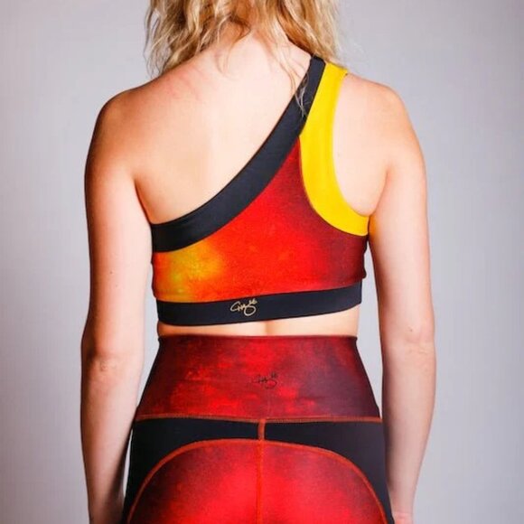 Fire Sports Bra - One Shoulder - Picture 8 of 12